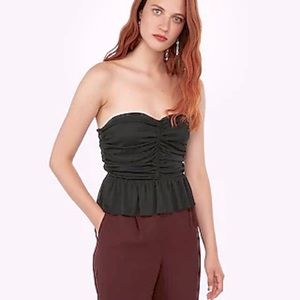 NEW Express Ruched Tube Top